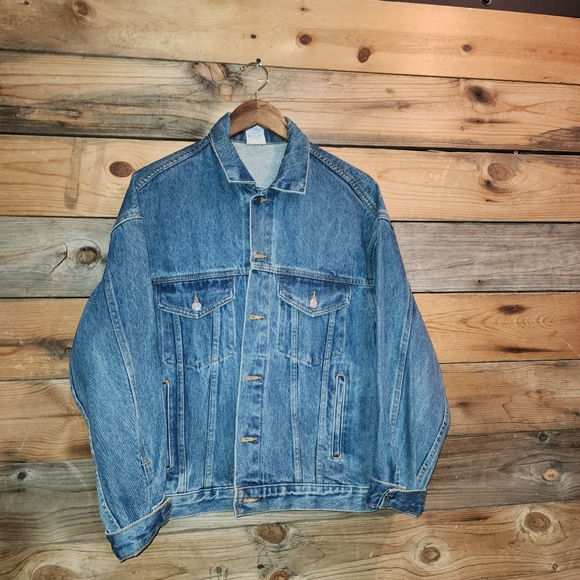 VINTAGE DICK CLARK'S AB Denim Jacket - Picture 1 of 5